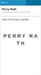 Mobile Screenshot of perryrath.com